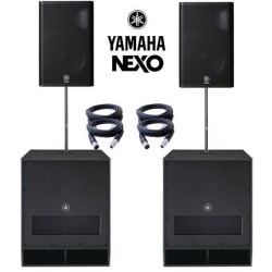 Kit Son 3400W YAMAHA 2 DXR15