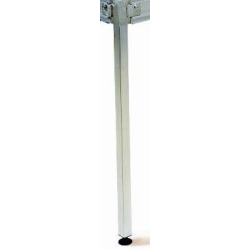 Pied tube carré de 60 cm