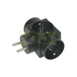 Triplette PC 10/16A 3Prises