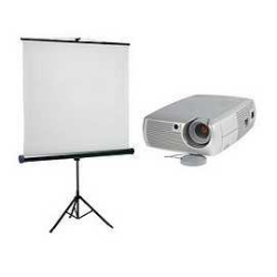 Kit Vidéo Projecteur & Écran 2x2M sur