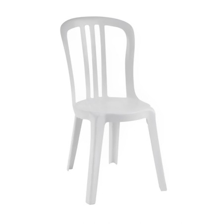 Chaise Garden PVC Blanche