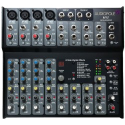 Console Mixage Analogique AUDIOPOLE M12 Effet