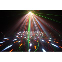 Effet à leds Laser INVADER DMX